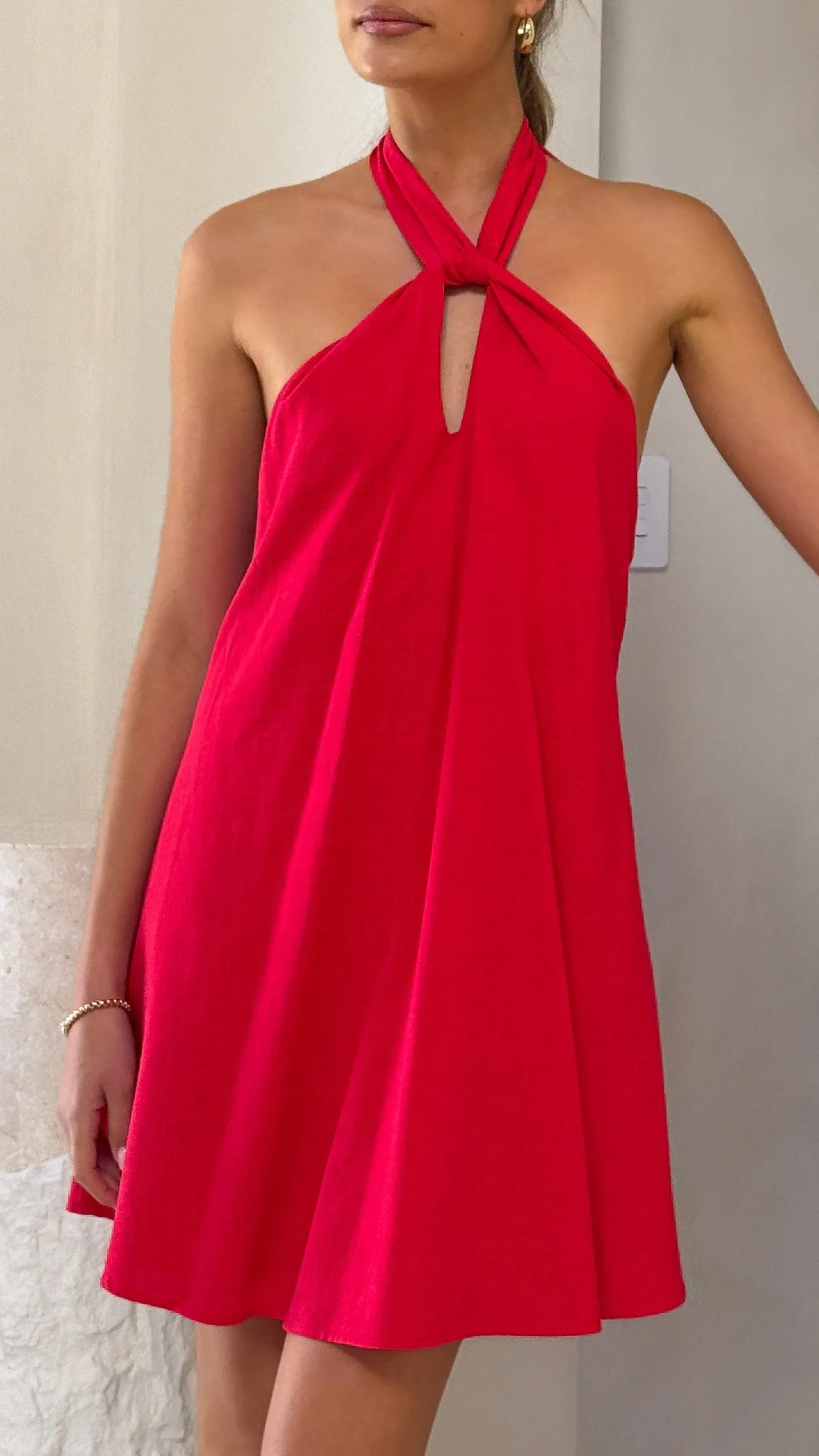 Maja Mini Dress - Red sold by Billy J product image thumbnail 4