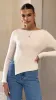 Isla Long Sleeve Top - Cream sold by Billy J