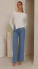 Isla Long Sleeve Top - Cream sold by Billy J