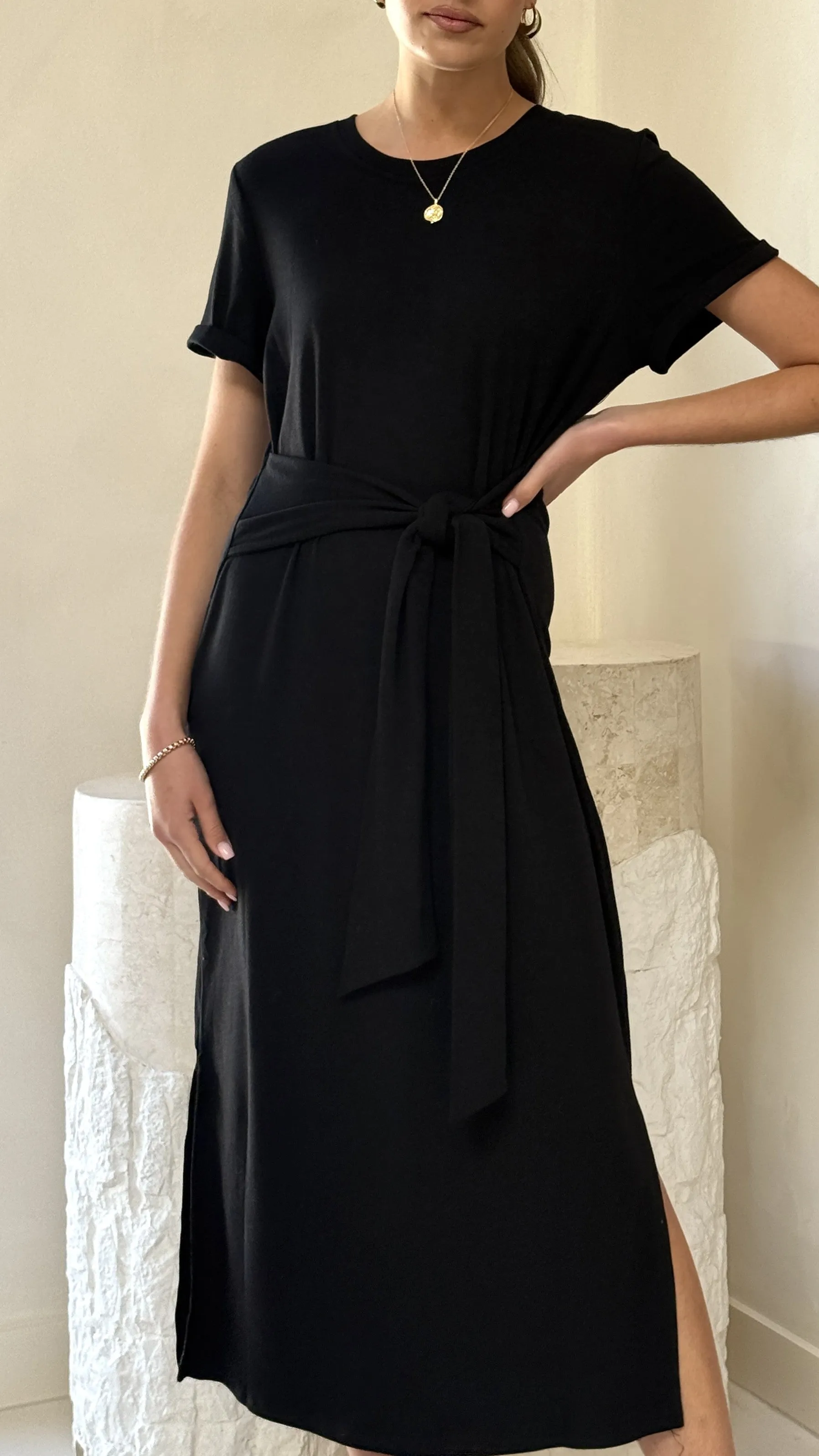 Valier Midi Dress - Black sold by Billy J product image thumbnail 5