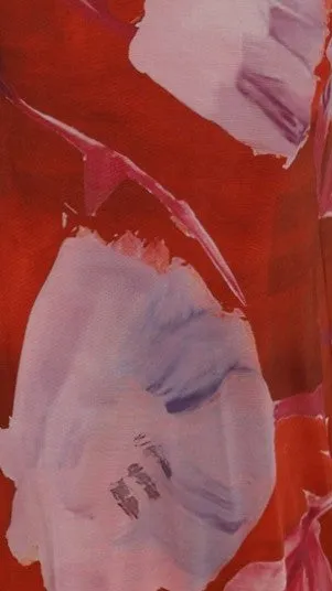 Lena Maxi Dress - Red/ Pink Floral sold by Billy J product image thumbnail 5