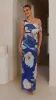 Gardenia Maxi Dress - Blue Floral sold by Billy J