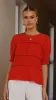 Kai Short Sleeve Top - Red sold by Billy J