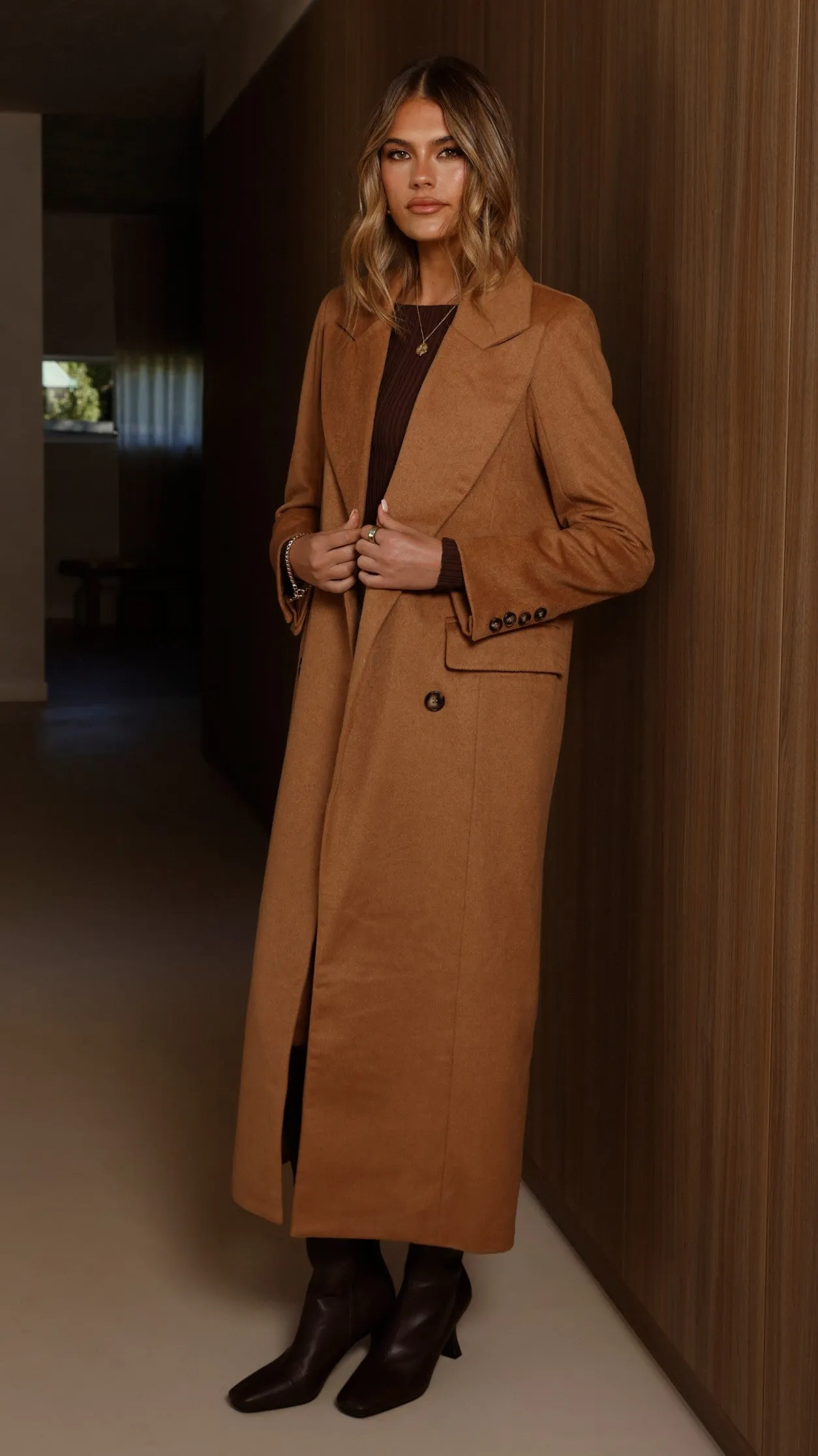 MVN - Lost In New York Coat - Camel sold by Billy J product image thumbnail 3