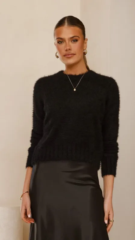 Tina Knit Sweater - Black sold by Billy J