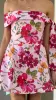 Halen Off Shoulder Mini Dress - Pink Floral sold by Billy J