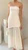 Fenella Asymmetrical Maxi Dress - Butter sold by Billy J