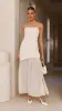 Fenella Asymmetrical Maxi Dress - Butter sold by Billy J
