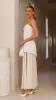 Fenella Asymmetrical Maxi Dress - Butter sold by Billy J