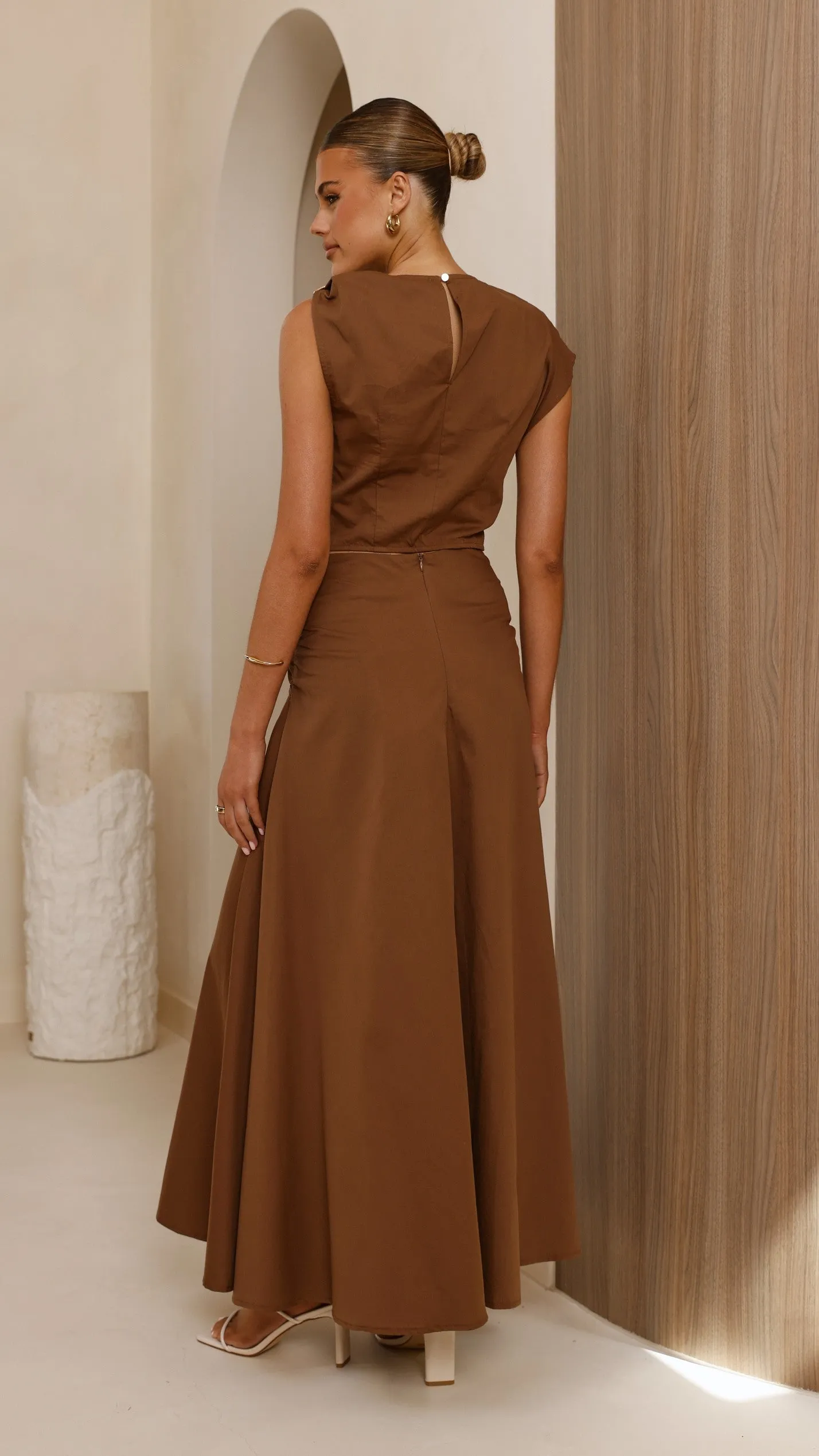 Delphine Top - Chocolate sold by Billy J product image thumbnail 2