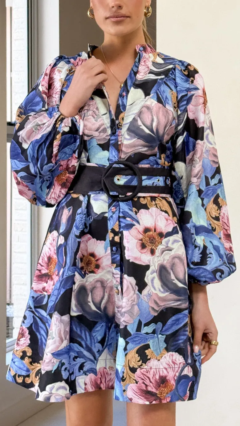 Katy Mini Dress - Azure Donatella sold by Billy J product image thumbnail 3