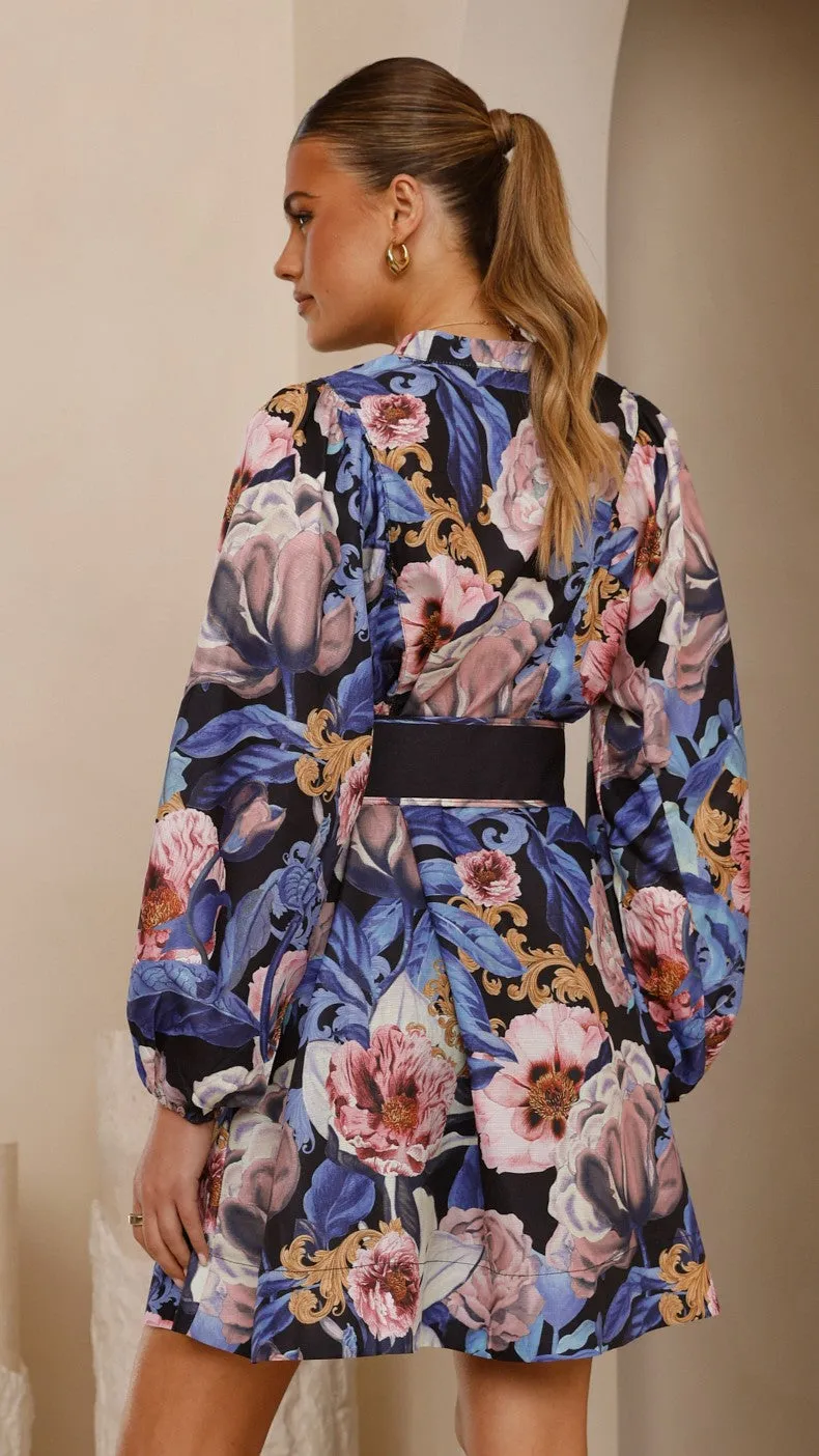 Katy Mini Dress - Azure Donatella sold by Billy J product image thumbnail 2