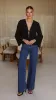 Kiera Tie Front Top - Black sold by Billy J