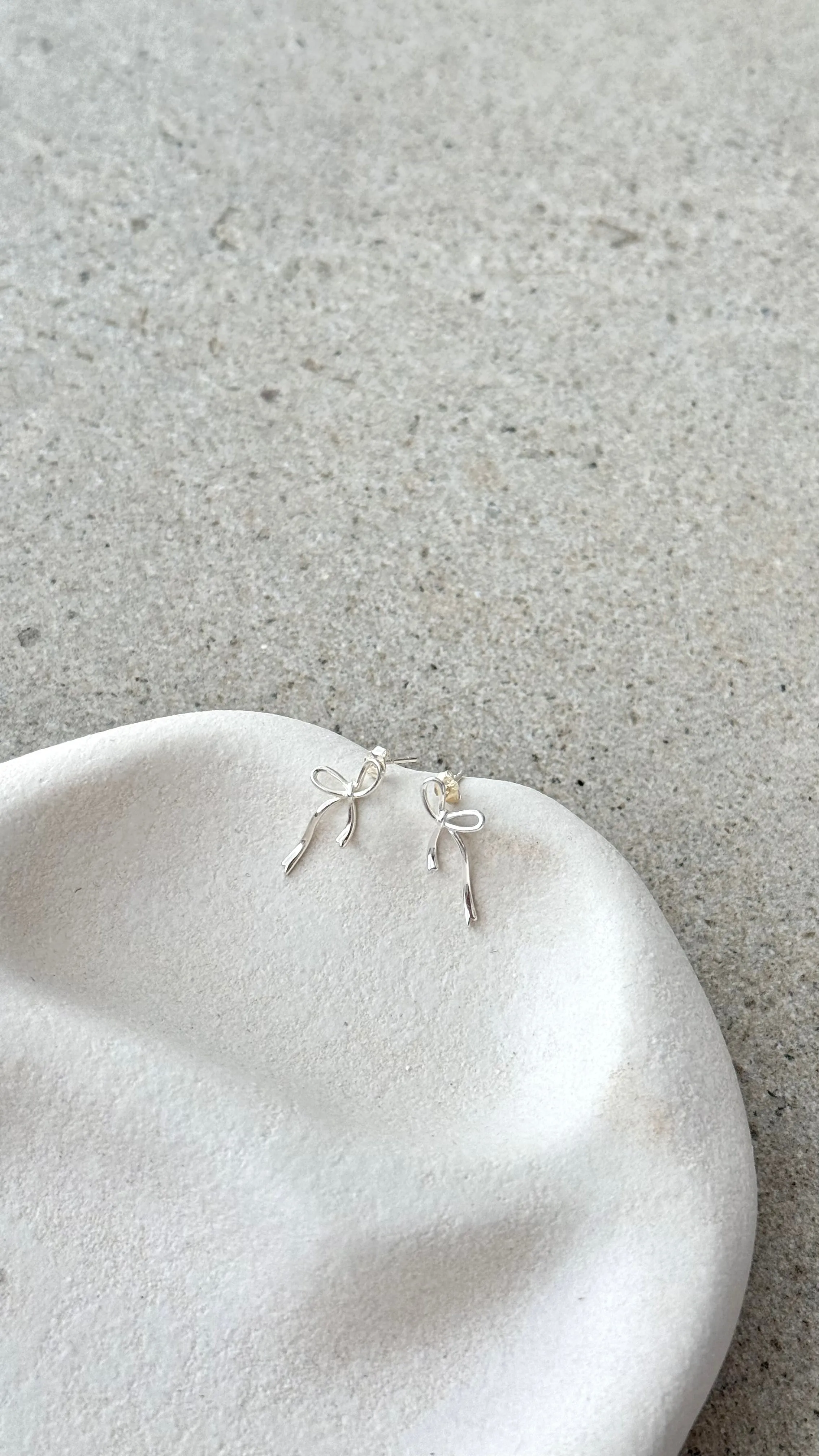 Velika Bow Earrings - Silver sold by Billy J product image thumbnail 2