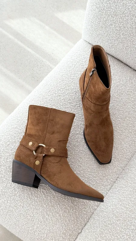Lakota Boots - Cocoa Suede sold by Billy J