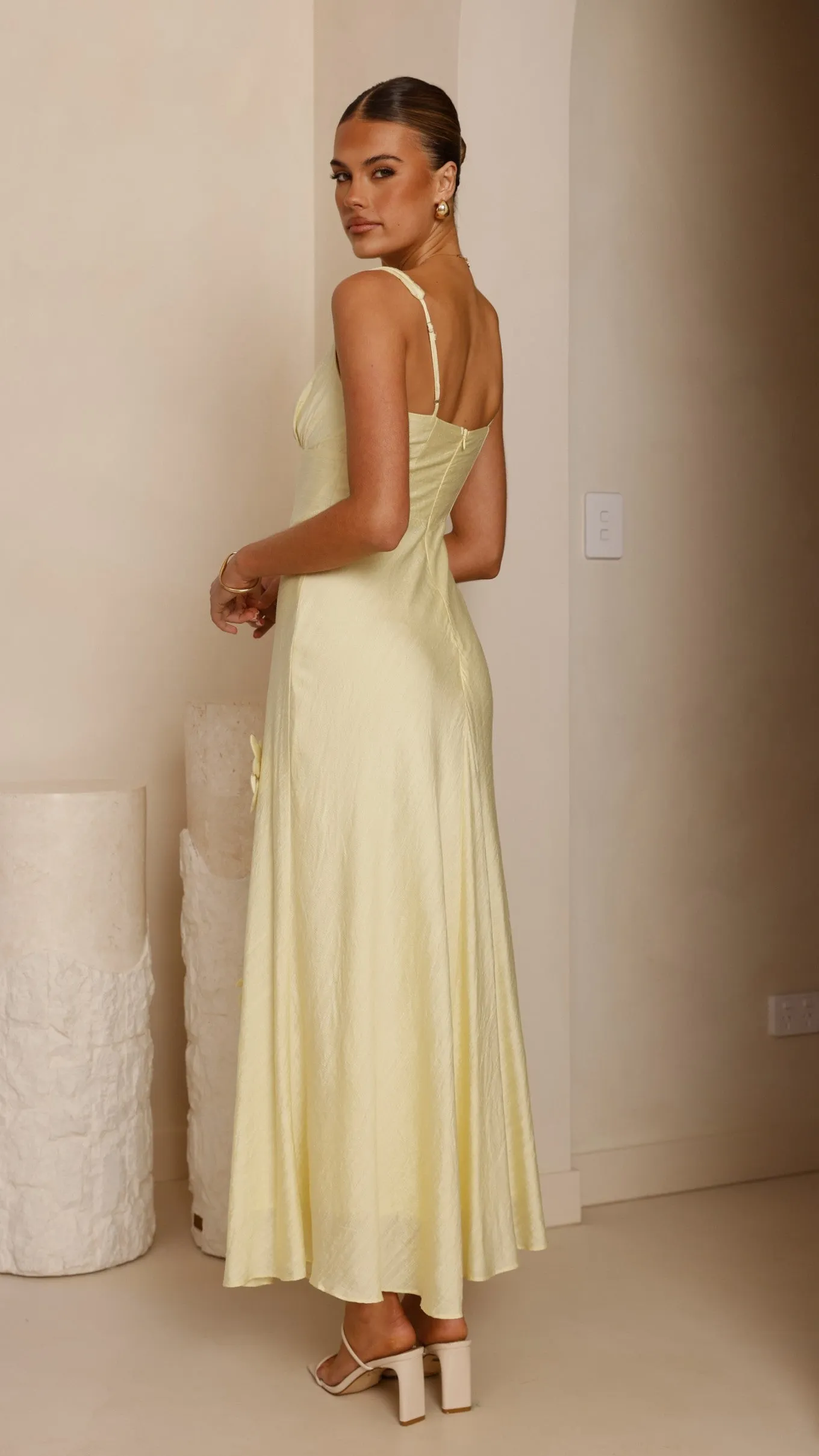 Lavara Maxi Dress - Yellow sold by Billy J product image thumbnail 2