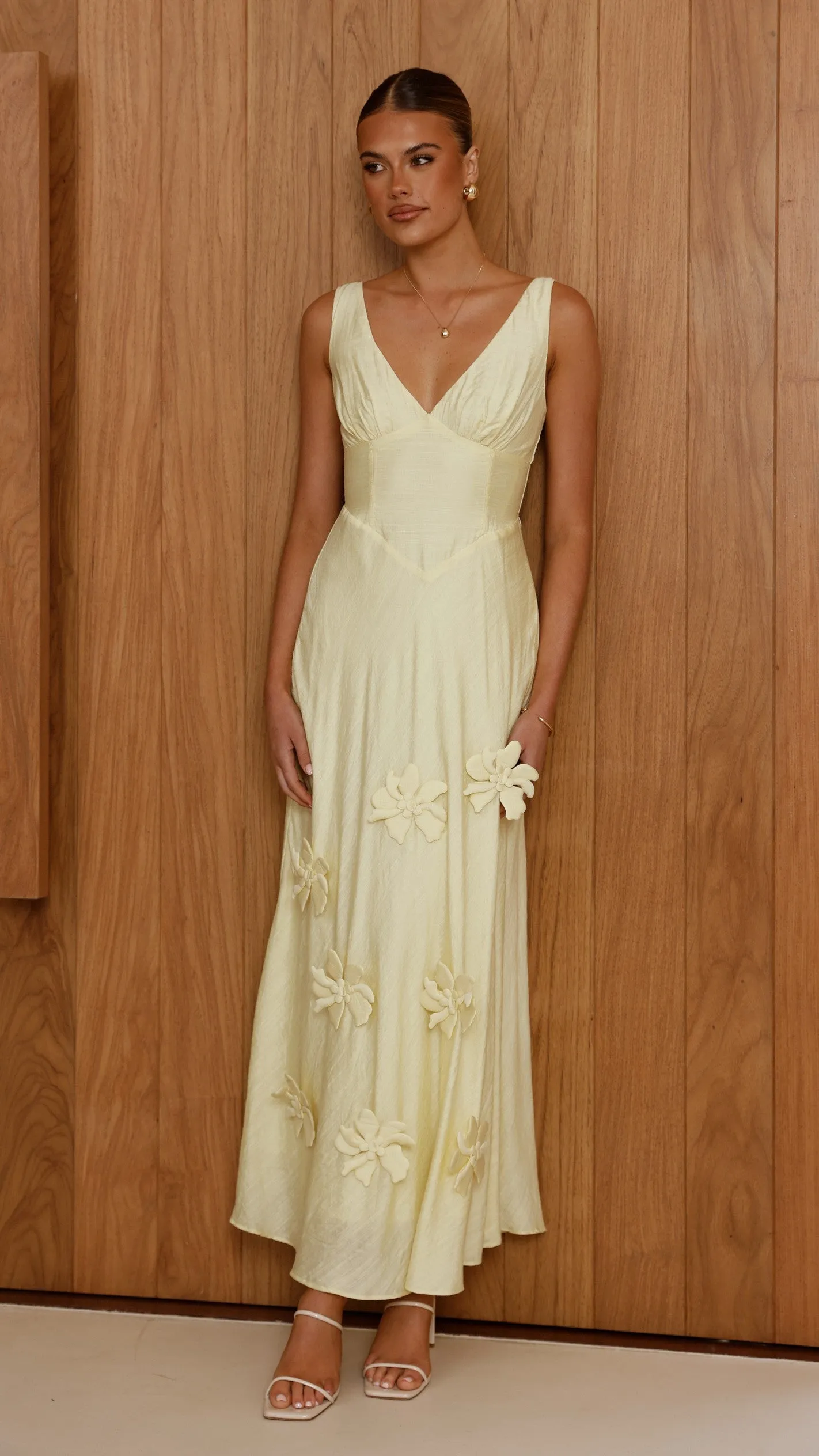 Lavara Maxi Dress - Yellow sold by Billy J product image thumbnail 5