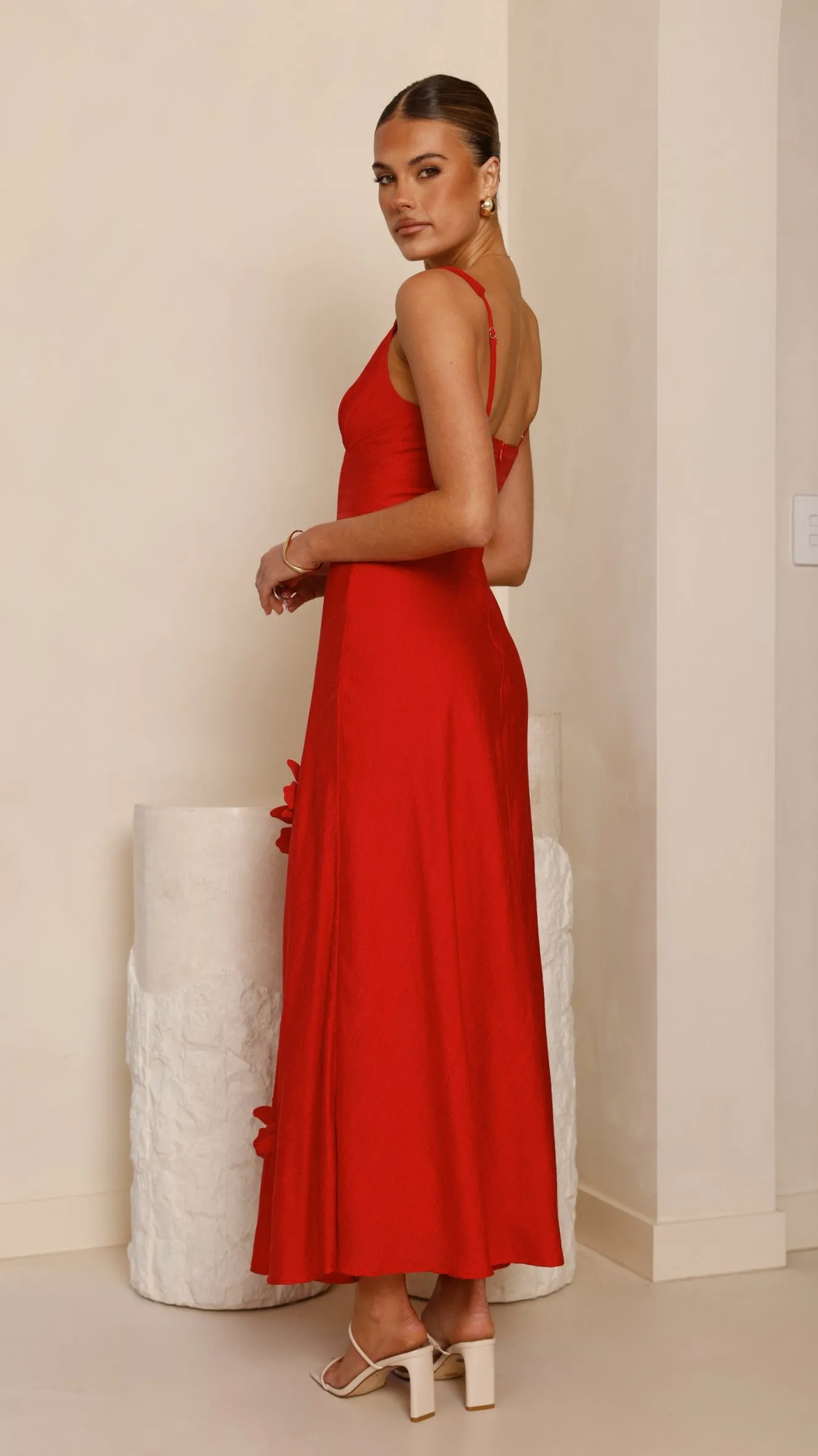 Lavara Maxi Dress - Red sold by Billy J product image thumbnail 2