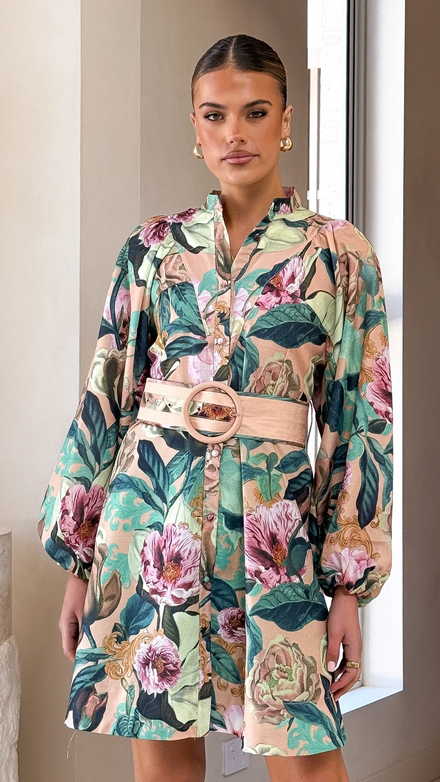 Katy Mini Dress - Mocha Rose sold by Billy J product image thumbnail 5