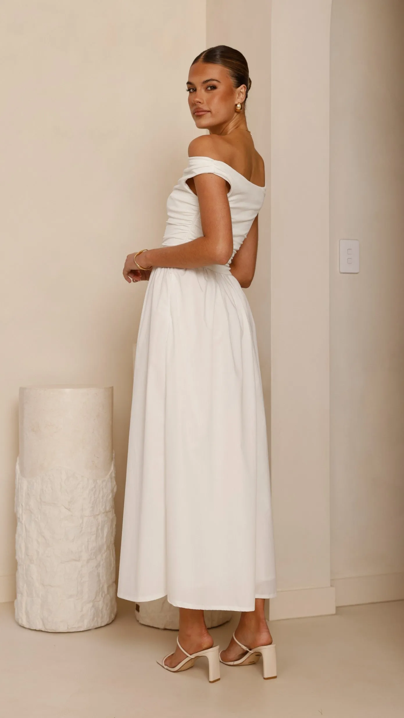 Immy Midi Dress - White sold by Billy J product image thumbnail 2