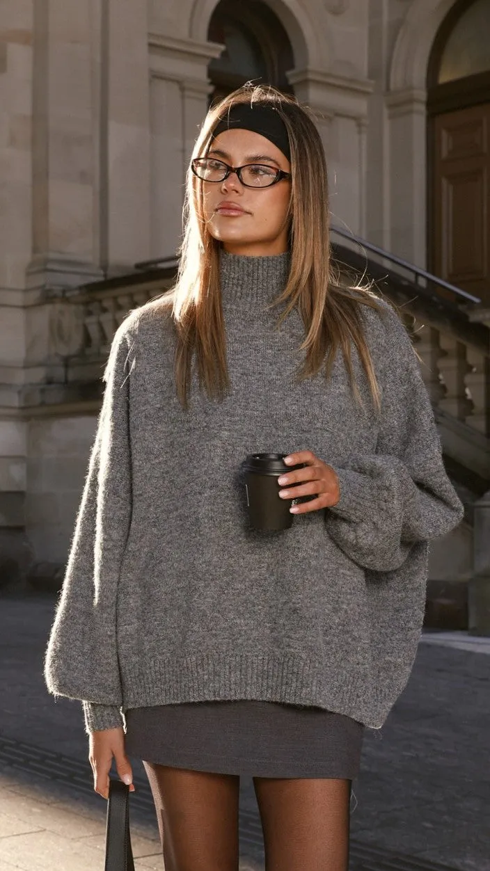 Harita Knitted Sweater - Grey sold by Billy J