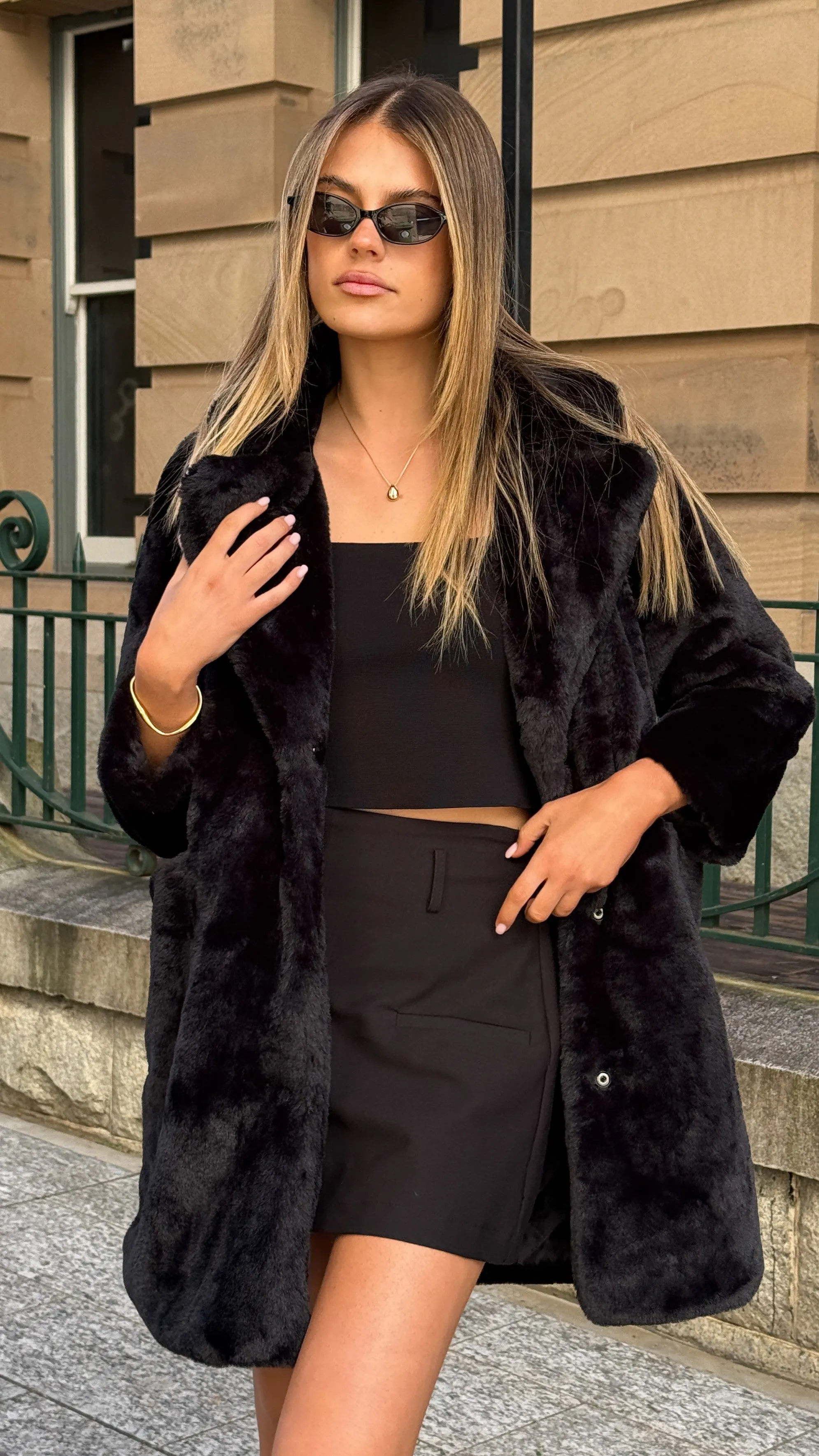 Josie Coat - Black sold by Billy J product image thumbnail 4