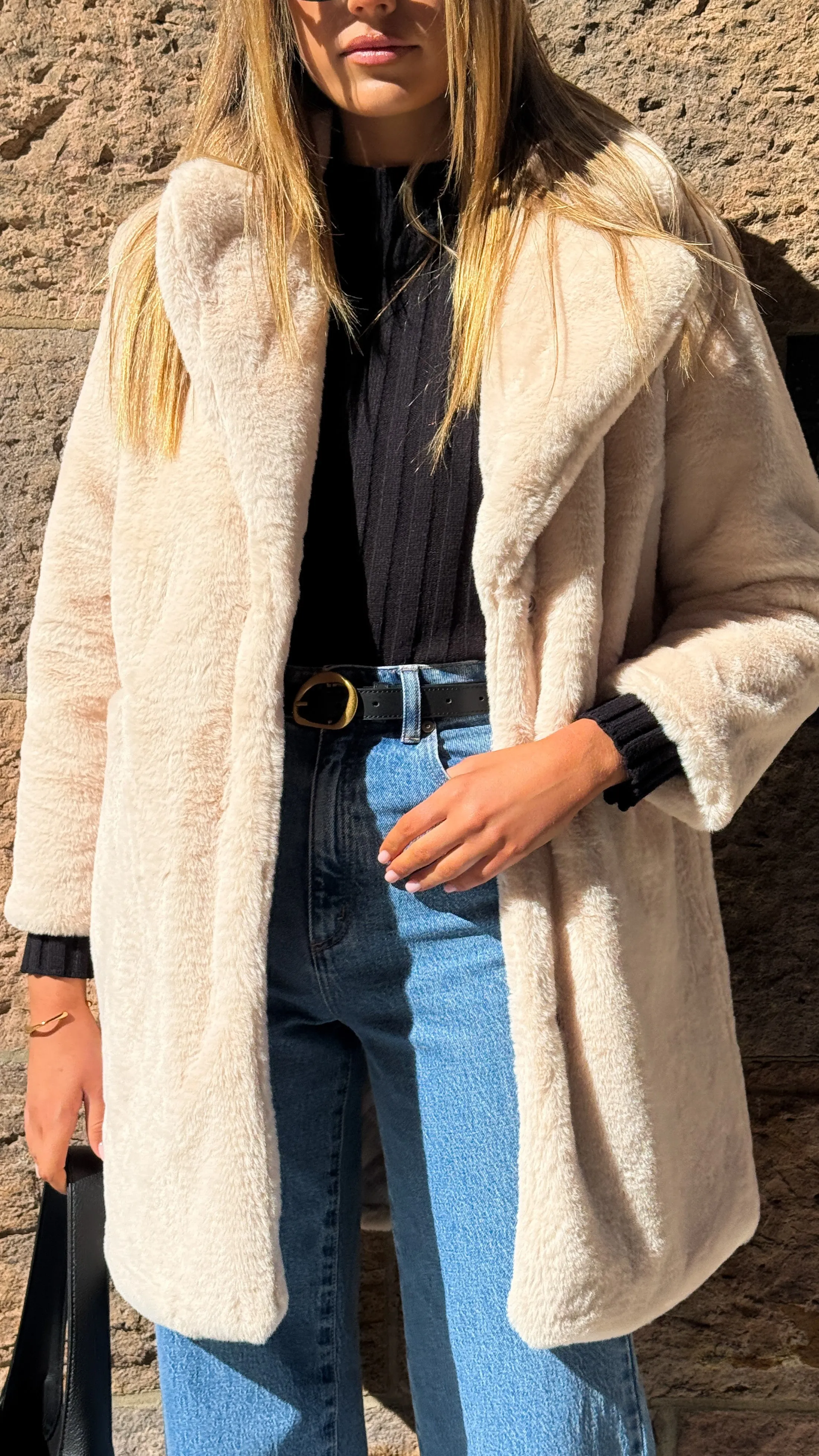 Josie Coat - Beige sold by Billy J product image thumbnail 4