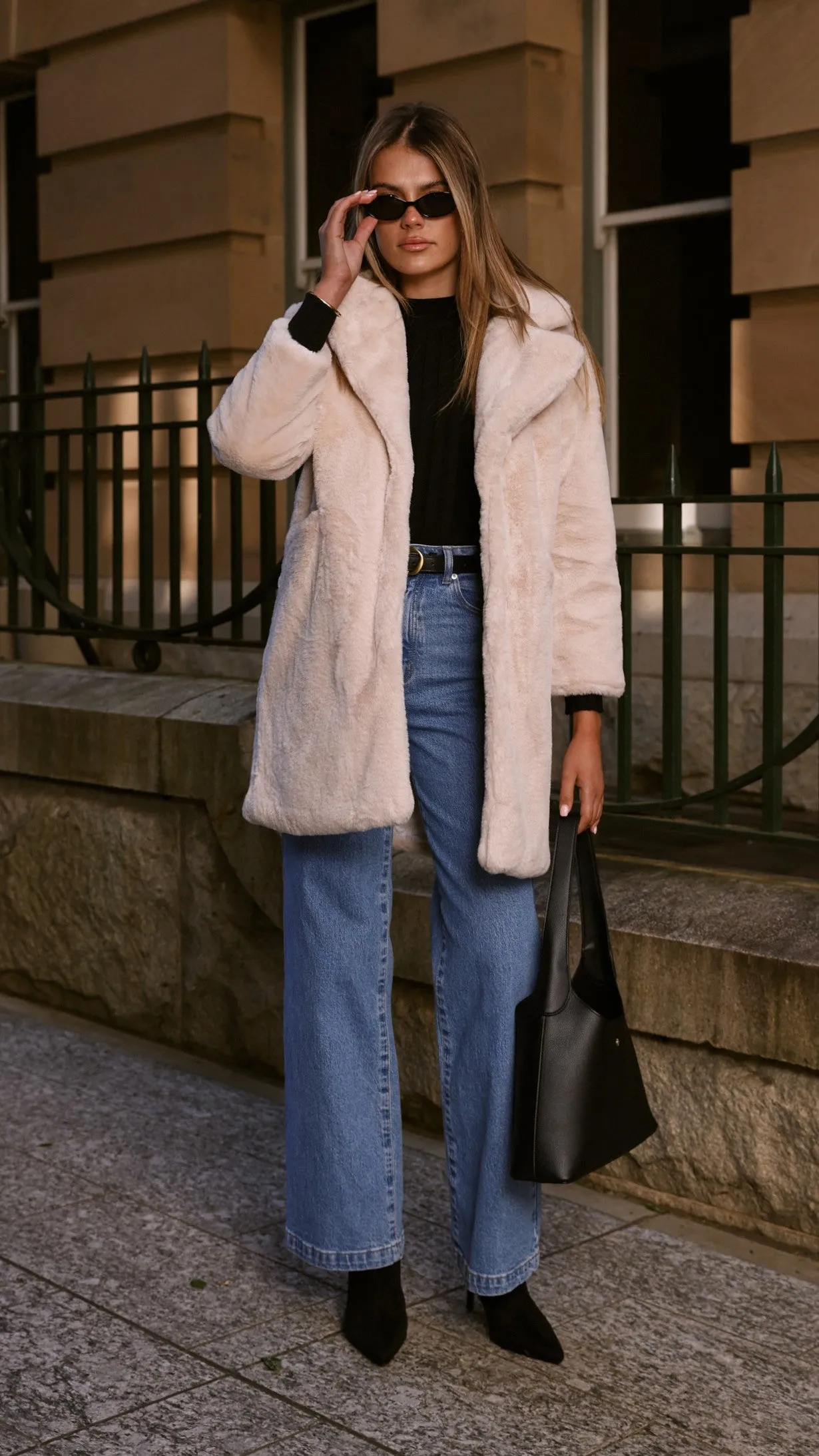 Josie Coat - Beige sold by Billy J product image thumbnail 5