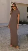 Valise Maxi Dress - Brown Marle sold by Billy J