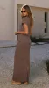 Valise Maxi Dress - Brown Marle sold by Billy J