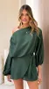 Katara Off Shoulder Top - Emerald Green sold by Billy J