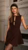 Sweeny Mini Dress - Plum sold by Billy J