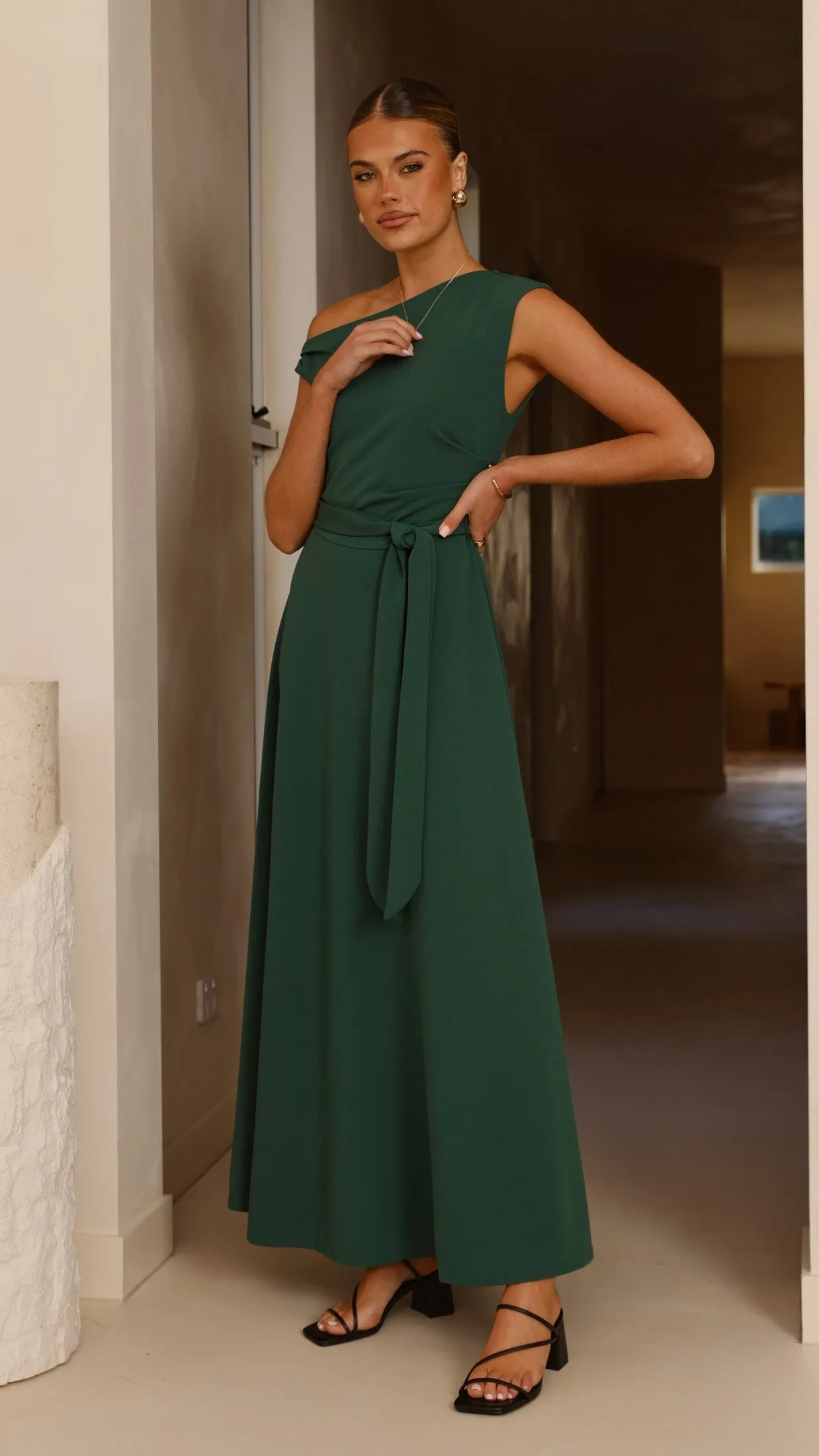 Gemma Maxi Dress - Emerald Green sold by Billy J product image thumbnail 3