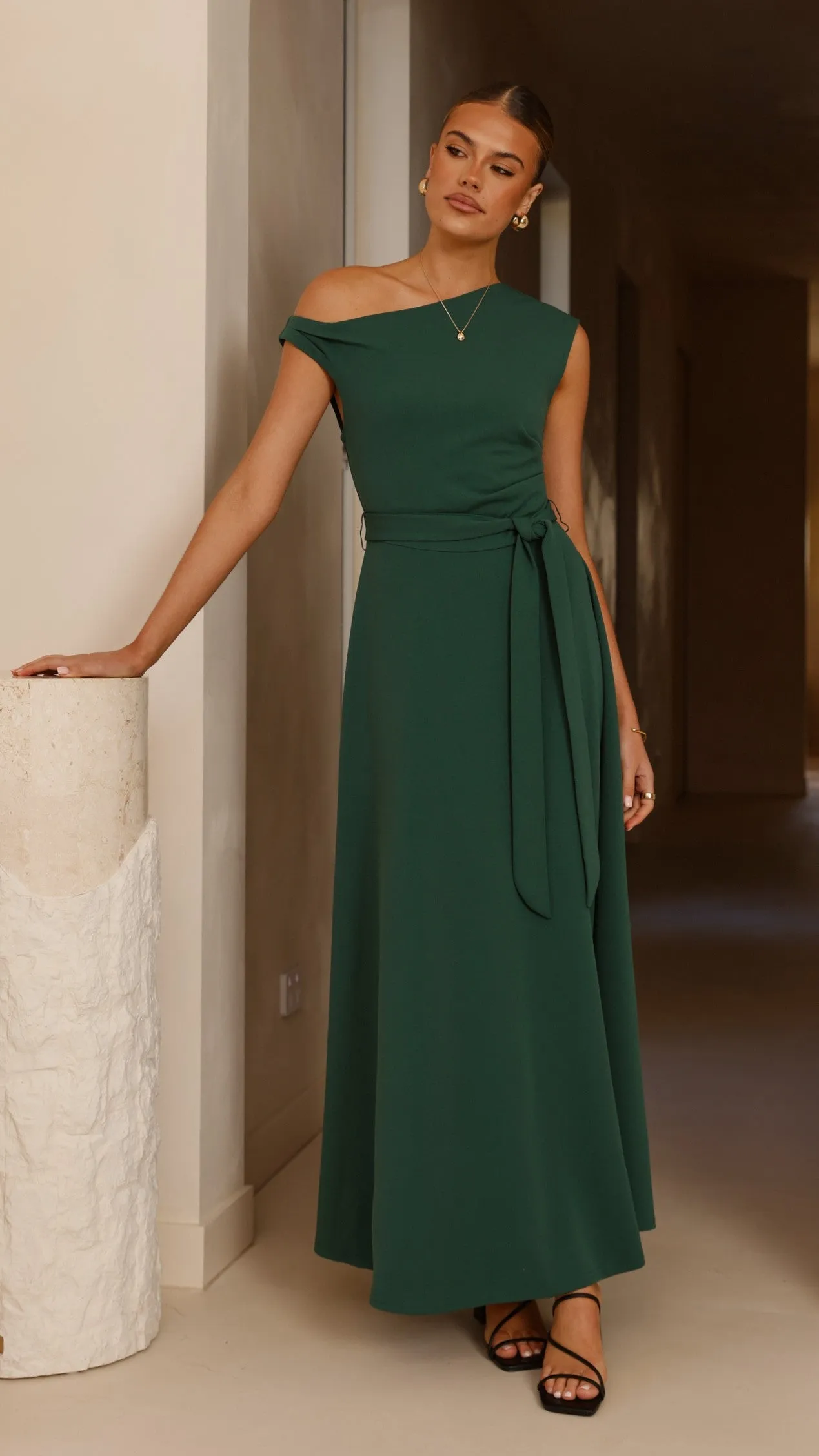 Gemma Maxi Dress - Emerald Green sold by Billy J product image thumbnail 5