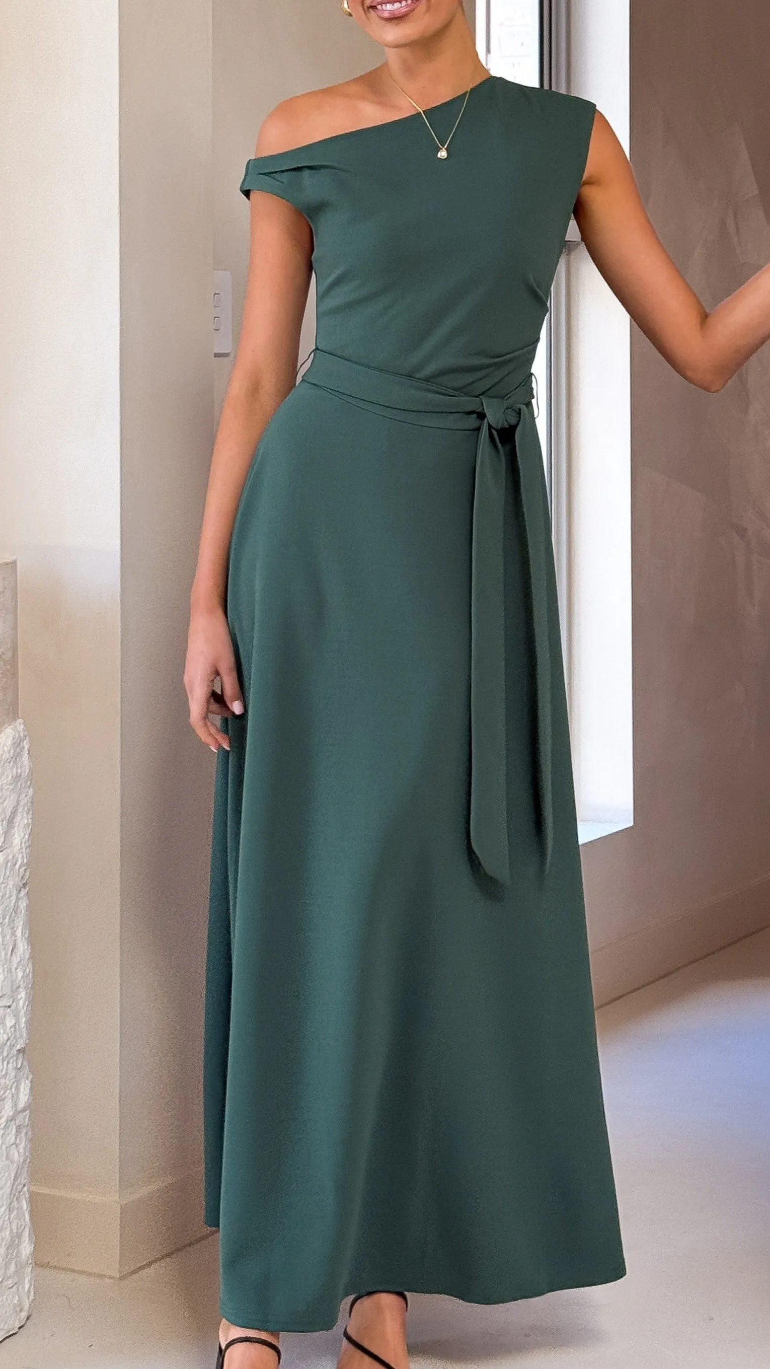 Gemma Maxi Dress - Emerald Green sold by Billy J product image thumbnail 4