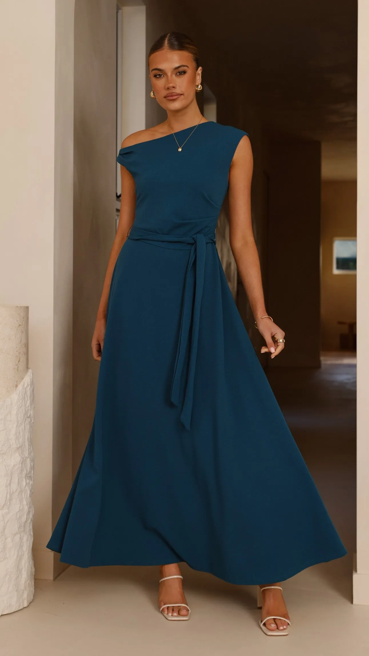 Gemma Maxi Dress - Teal sold by Billy J