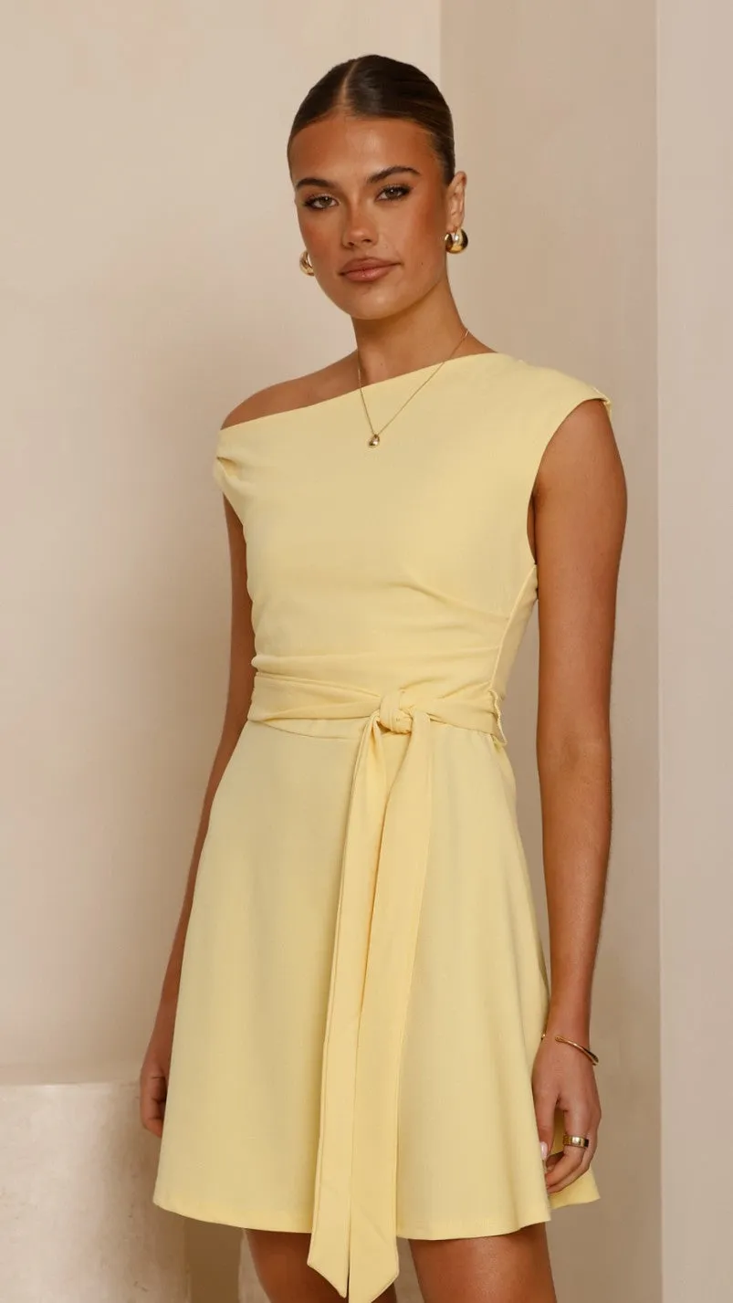Gem Mini Dress - Yellow sold by Billy J product image thumbnail 4