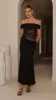 Tiarna Off The Shoulder Maxi Dress - Black sold by Billy J