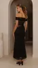 Tiarna Off The Shoulder Maxi Dress - Black sold by Billy J