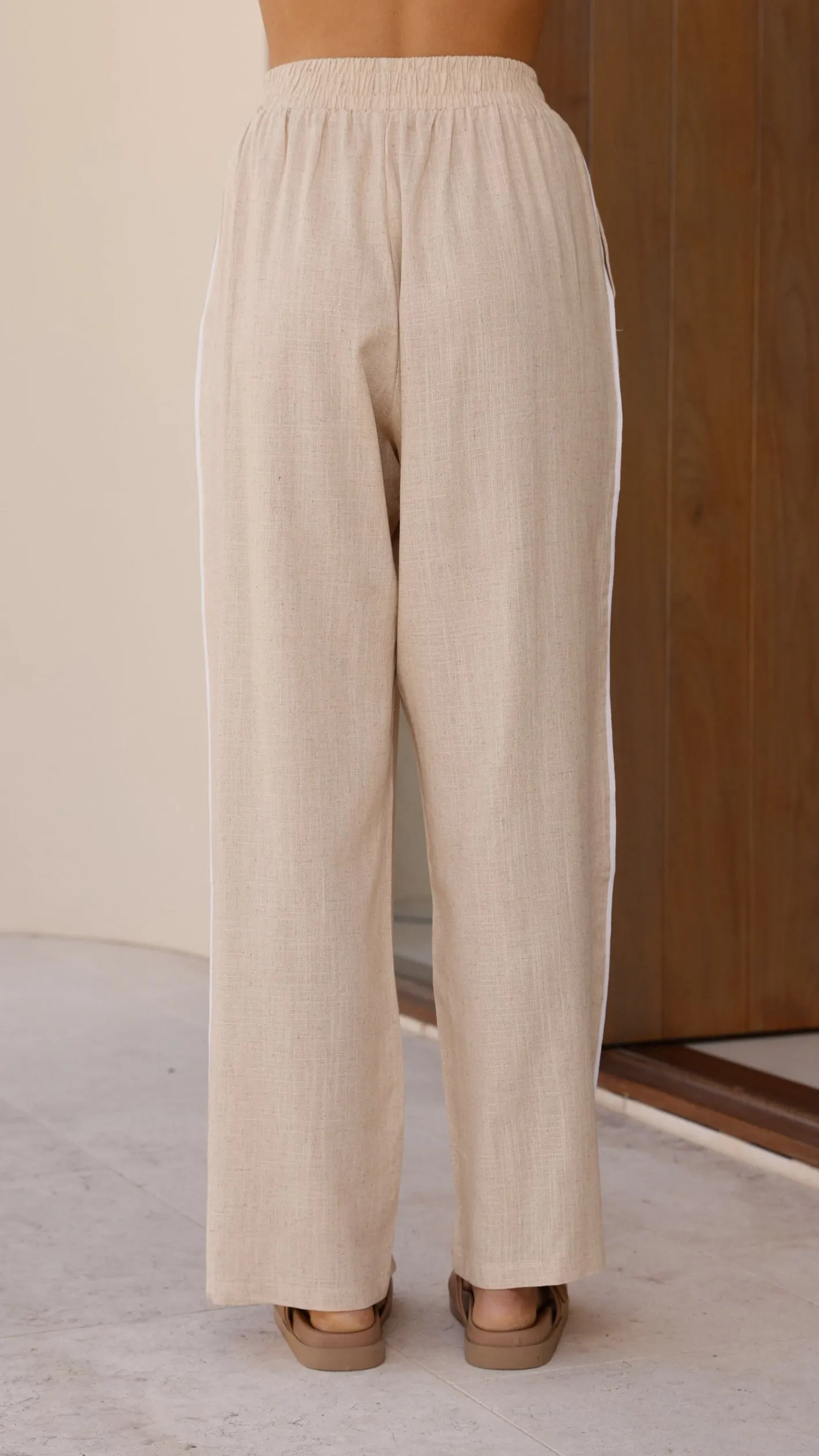 Hartley Pants - Beige / White sold by Billy J product image thumbnail 5