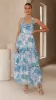 Alice Maxi Dress - Blue Floral sold by Billy J