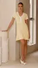 Kaylee Pleat Dress - Yellow sold by Billy J