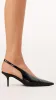 Xishi Heel - Black Crinkle Patent sold by Billy J