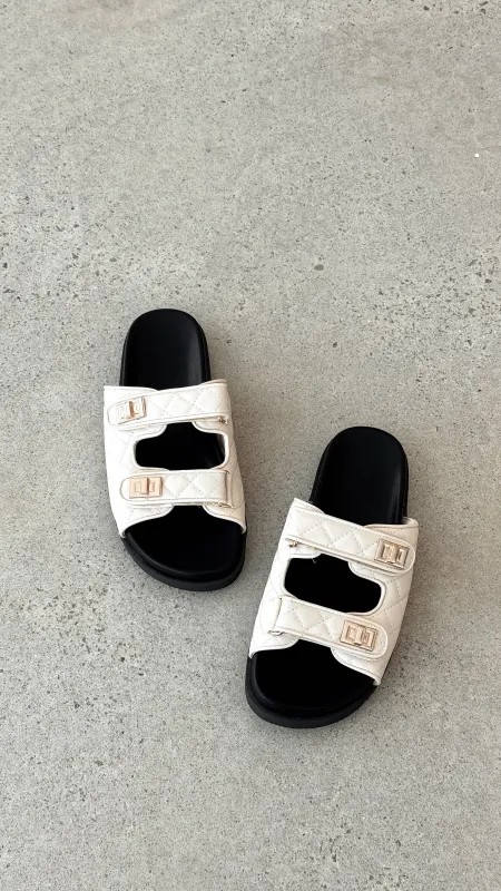 Ailee Sandal - Bone / Black sold by Billy J