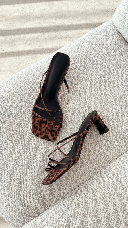 Melie Heel - Leopard sold by Billy J