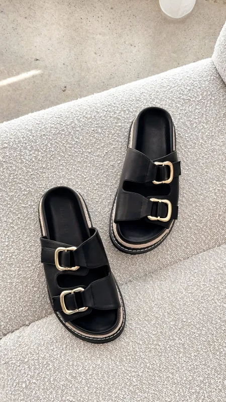 Alessia Slide - Black sold by Billy J