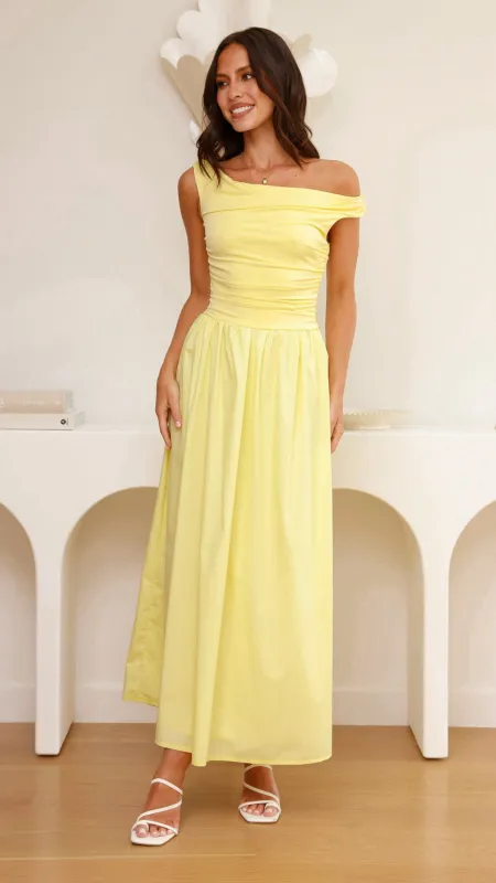 Immy Midi Dress - Yellow sold by Billy J