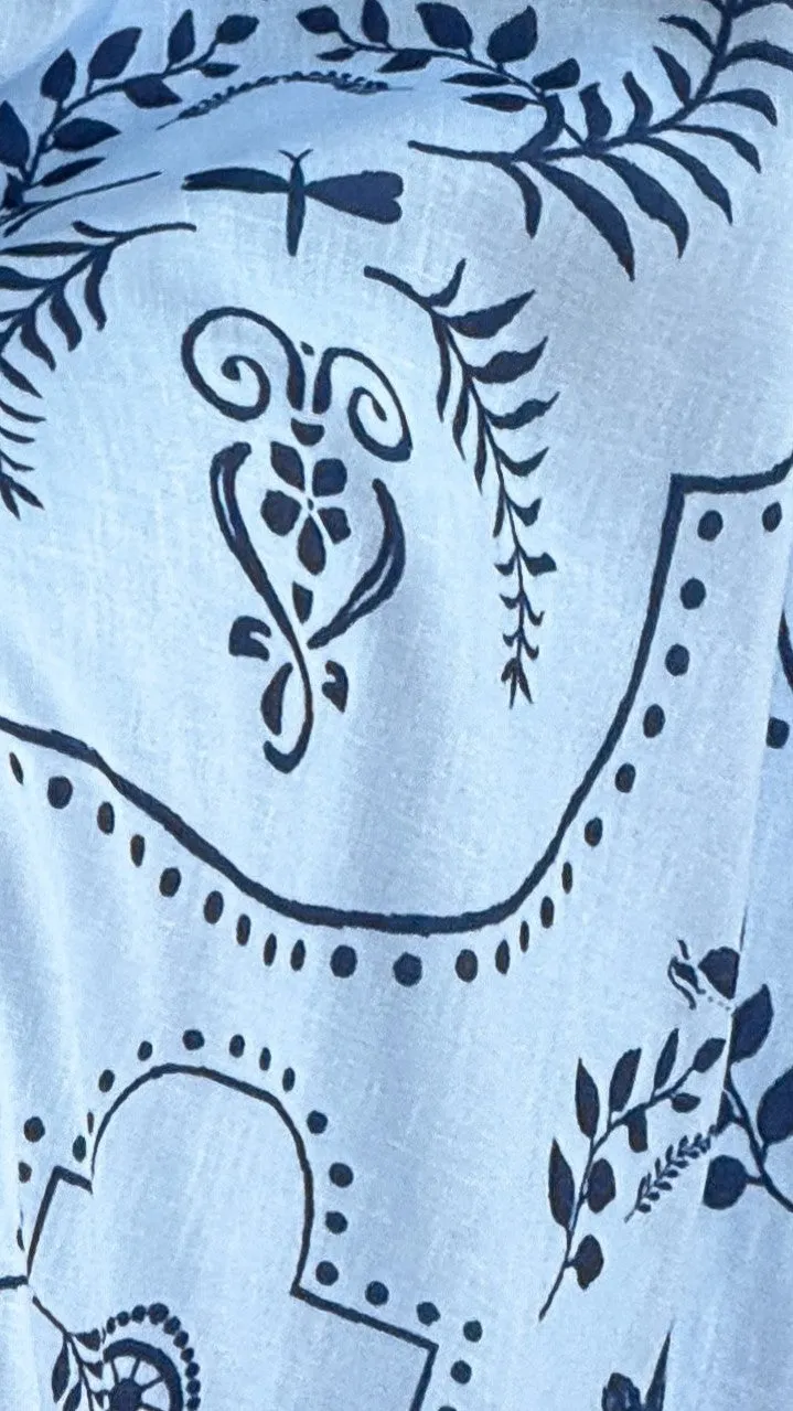 Xander Long Sleeve Maxi Dress - Indigo sold by Billy J product image thumbnail 5