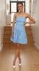 Selena Mini Dress - Blue sold by Billy J