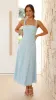 Romy Maxi Dress - Blue / White sold by Billy J